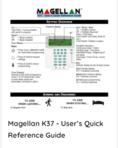 Magellan K37 - User’s Quick Reference Guide